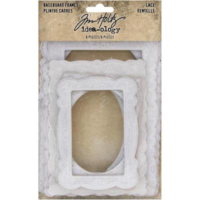 Idea-Ology Tim Holtz -  Baseboard Frames Lace